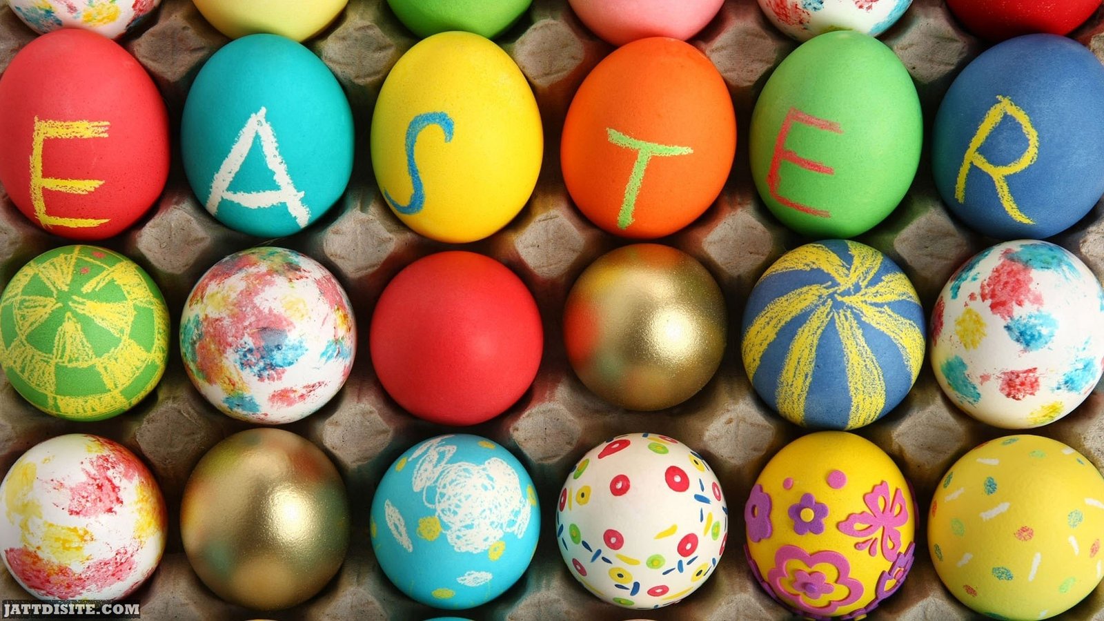 Easter Colored Eggs - JattDiSite.com