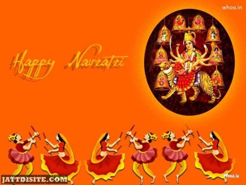 Happy Navratri Maa Durga Wallpaper