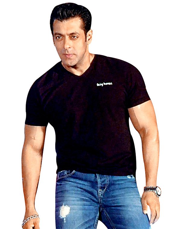 salman khan black t shirt